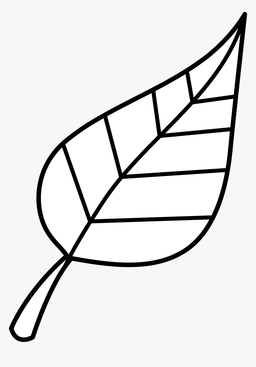 Leaf Fall Leaves Black And White Com Clipart - Green Leaf Clipart Black And White, HD Png Download, Free Download