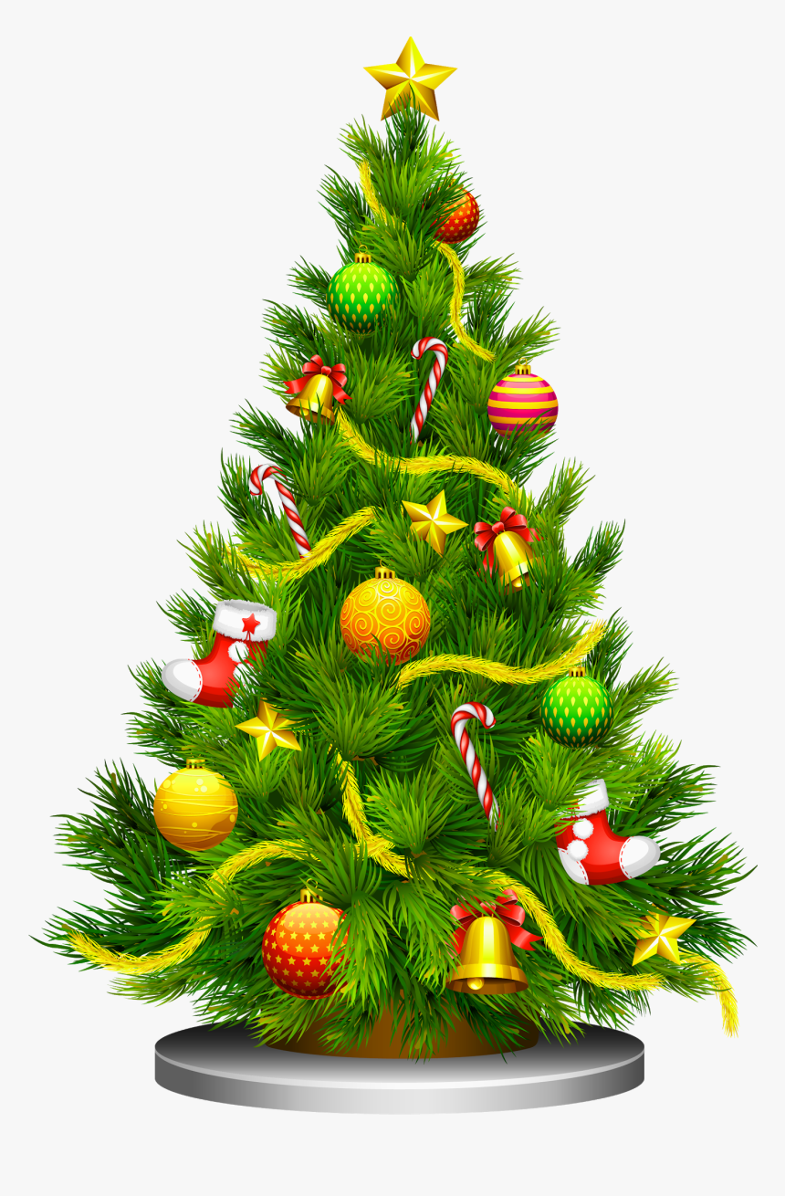 Happy Christmas Png Photo - Tree Christmas Vector Png, Transparent Png, Free Download