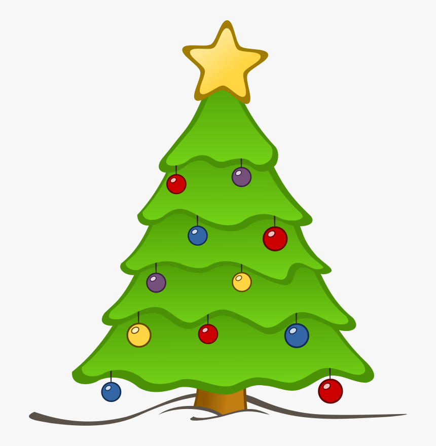 Sapin - Animated Decorated Christmas Tree, HD Png Download, Free Download