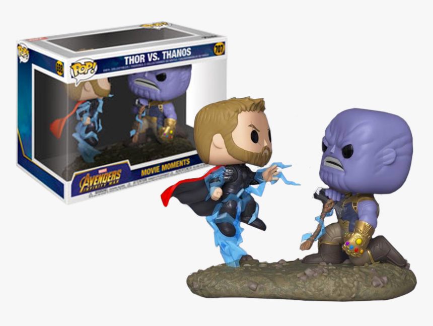 Infinity War Thor Vs - Funko Pop Thor Vs Thanos, HD Png Download, Free Download