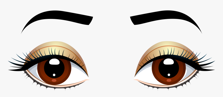 Transparent Eye Roll Emoji Png - Brown Eyes Clipart Png, Png Download, Free Download