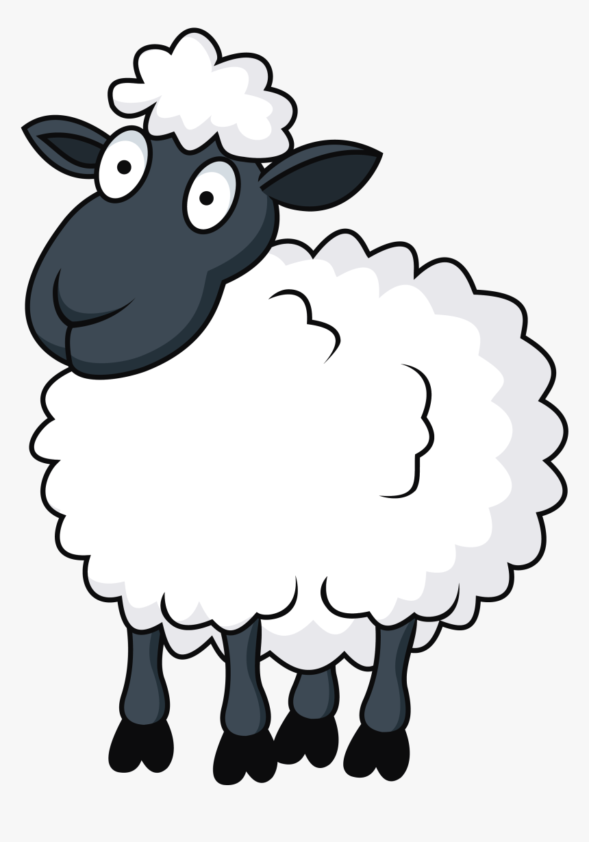 Sheep Cartoon Clip Art - Sheep Cartoon Png, Transparent Png, Free Download