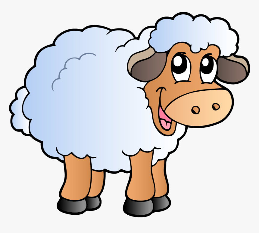 Silhouette Royalty Free Drawing - Sheep Cartoon Image Png, Transparent Png, Free Download