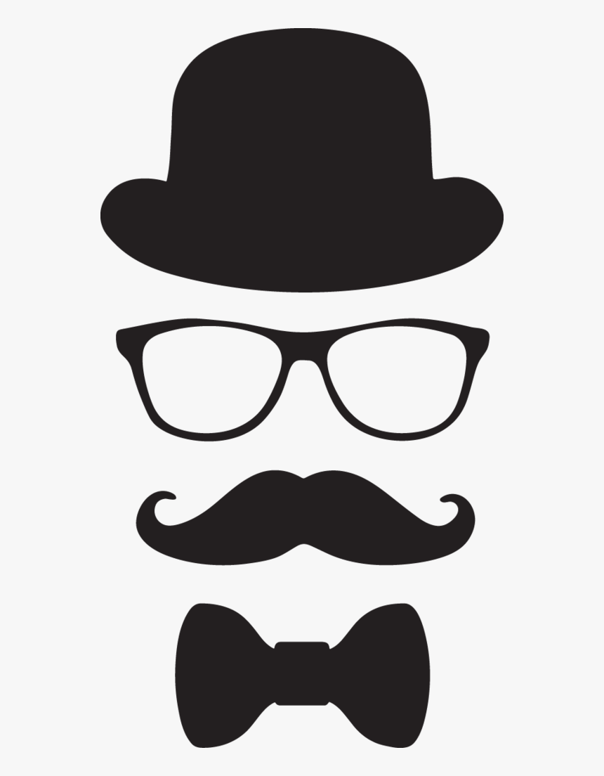 Men Clipart Mustache - Mustache And Glasses Clipart, HD Png Download, Free Download