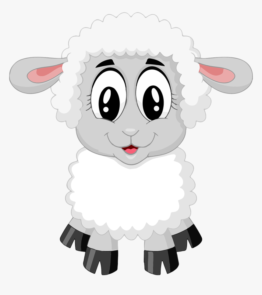 Cute Sheep Cartoon, HD Png Download, Free Download