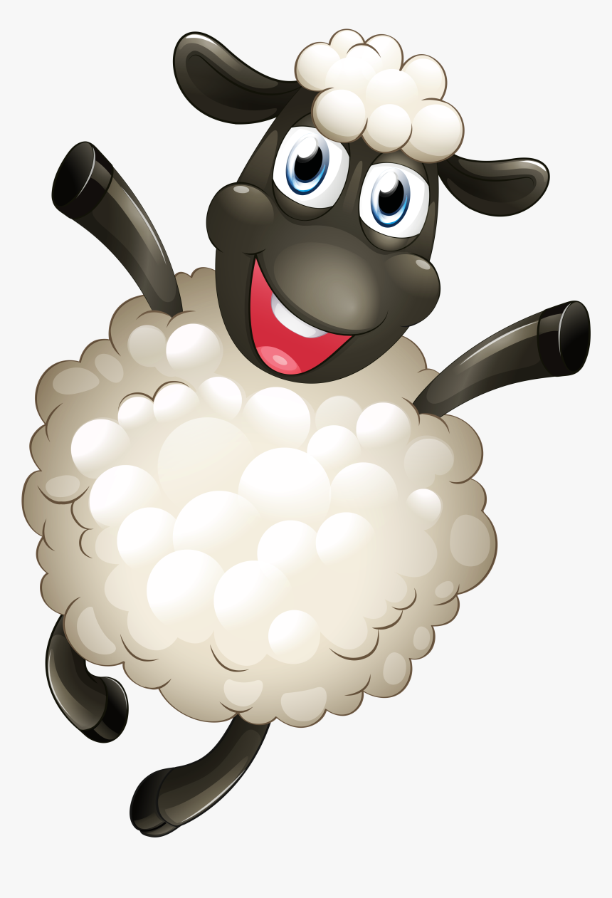 Sheep Sticker Cartoon Free Download Image Clipart - خروف عيد, HD Png Download, Free Download