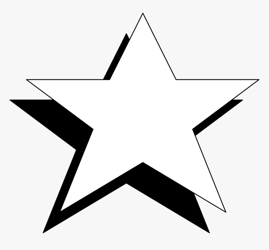 White Star Png - Shadow Of A Star, Transparent Png, Free Download