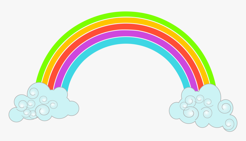 Download Rainbow Png Hd - Rainbow Cartoon Transparent Background, Png Download, Free Download