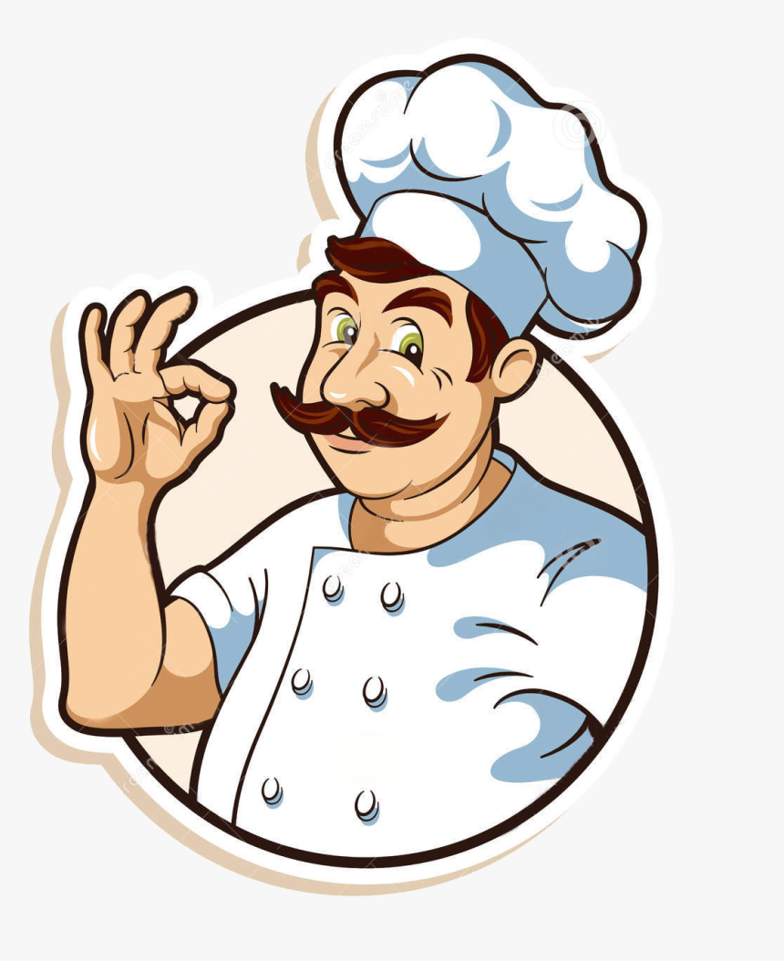 Png Psd Download Chef Cook Vector Illustration - Chef Clipart Png, Transparent Png, Free Download