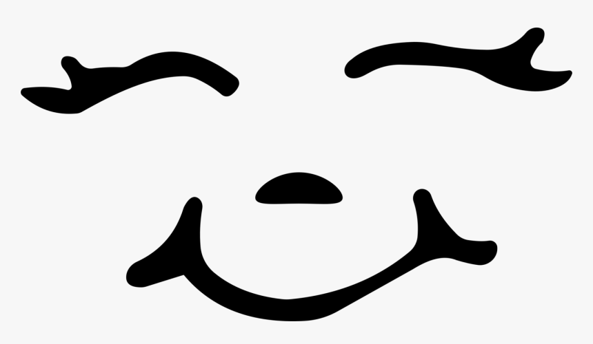 Big Smile Emoji Png Black And White No Background - Background Smiley Faces Black And White, Transparent Png, Free Download