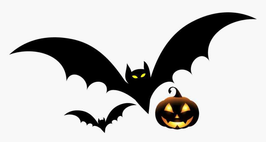 Bat Halloween Png Clipart - Halloween Bat Png, Transparent Png, Free Download