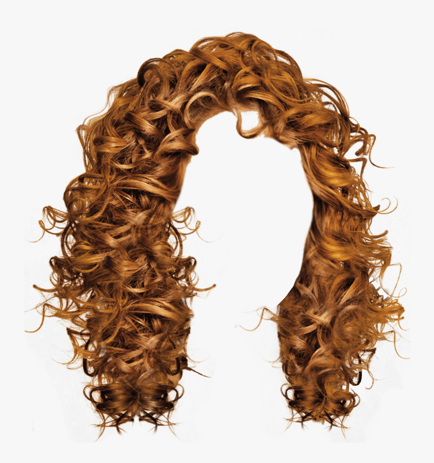 Long Brown Curly Hair Transparent Background - Curly Hair Transparent Background, HD Png Download, Free Download