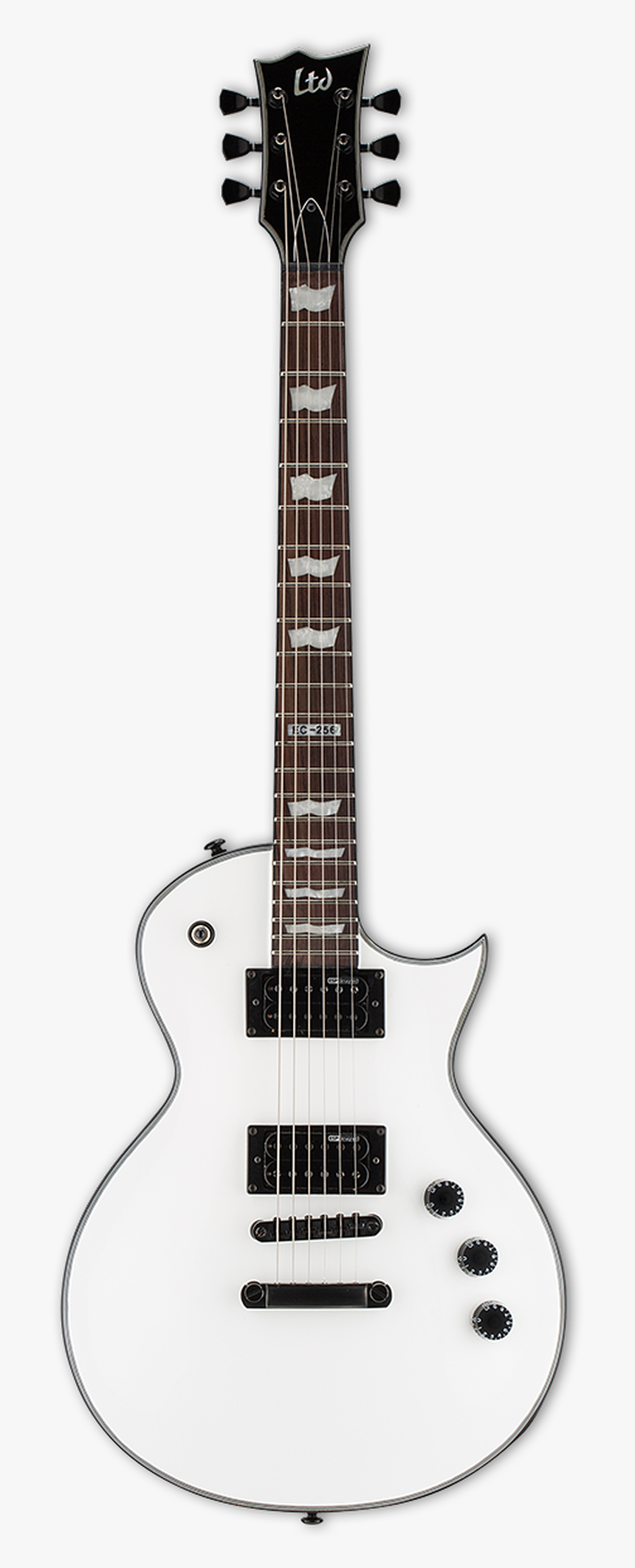 Esp Ltd Ec256 6 String Guitar - Esp Ltd Ec 256 Snow White, HD Png Download, Free Download