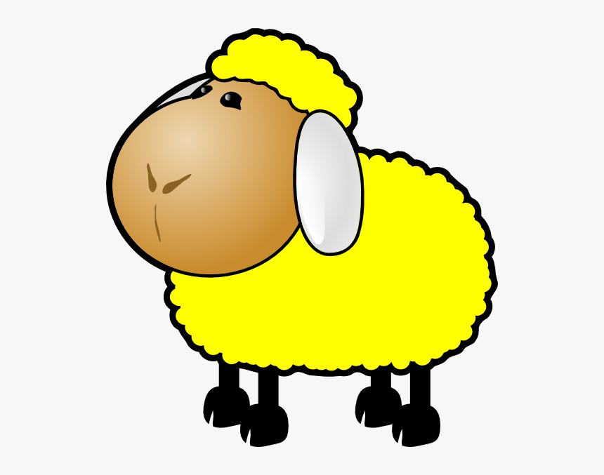 Colouring Pages For Sheep - Sheep Clip Art, HD Png Download, Free Download