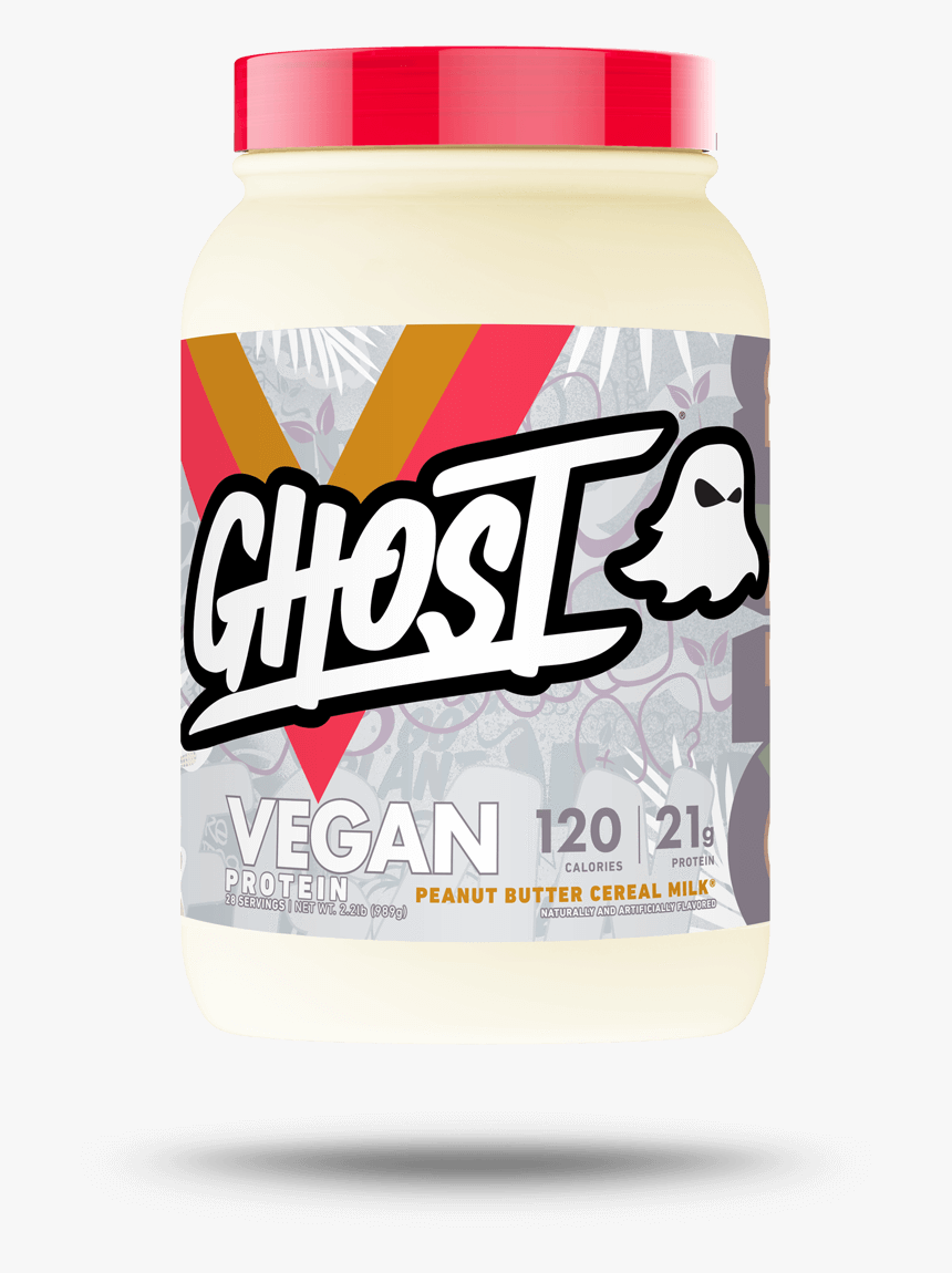 Ghost Vegan Protein Peanut Butter Cereal Milk Flavor - Ghost Vegan Protein Powder, HD Png Download, Free Download