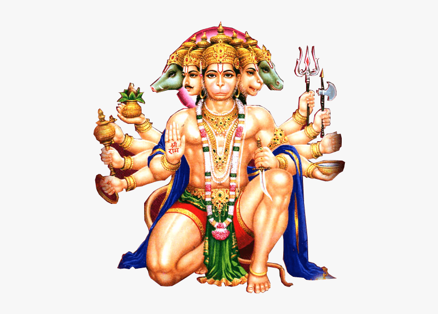 Hanuman Png - Panchmukhi Hanuman Png, Transparent Png, Free Download