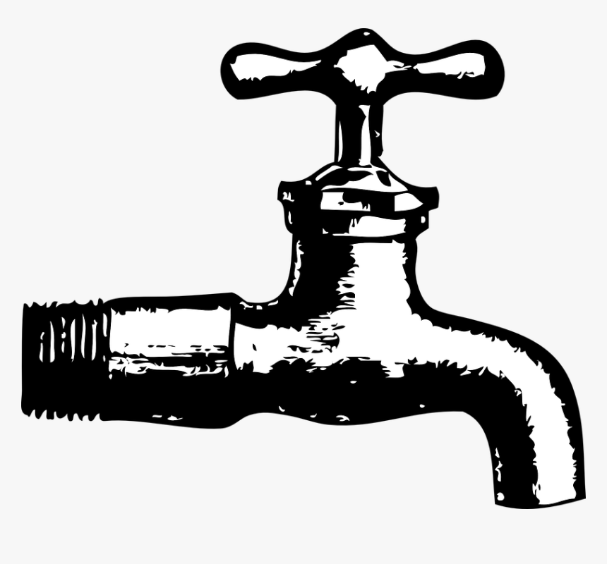 Tap Water Plumbing Clip Art - Water Faucet, HD Png Download, Free Download