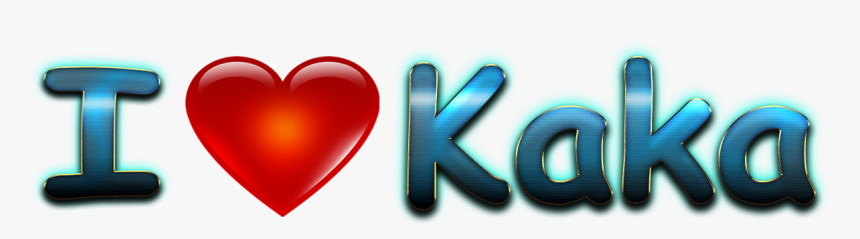 Kaka Heart Name Transparent Png - Kaka Name Png, Png Download, Free Download