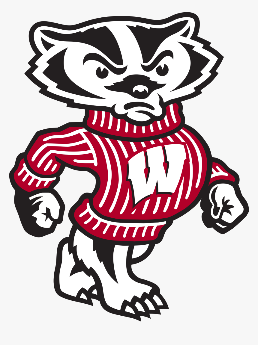 Clip Art Brutus Buckeye Drawing - Wisconsin Badger, HD Png Download, Free Download