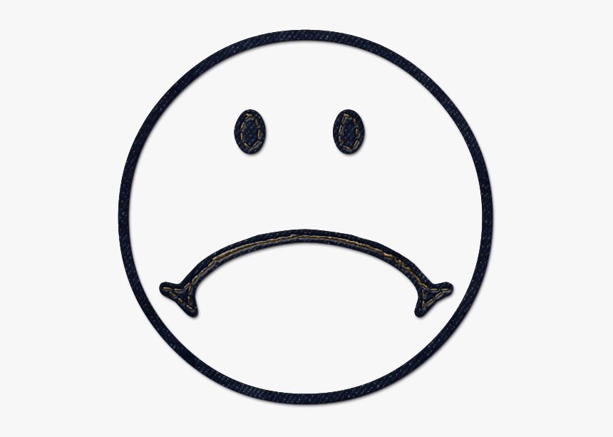 Sad Clipart Face Outline - Sad Happy Face Clipart Black And White, HD Png Download, Free Download