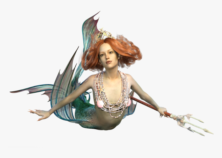 Mermaid The Sea Maid Mythical Creatures Free Picture - Sirena Reales, HD Png Download, Free Download
