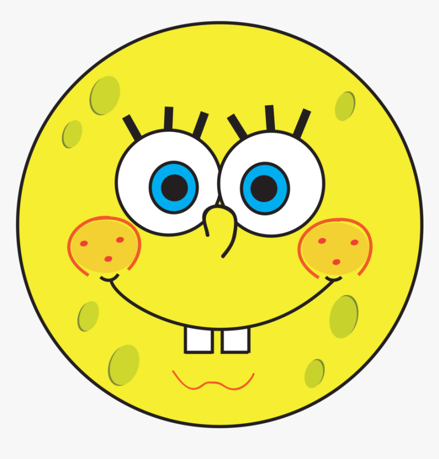 Smiley Face Thumbs Up Png Black And White Spongebob Smiley