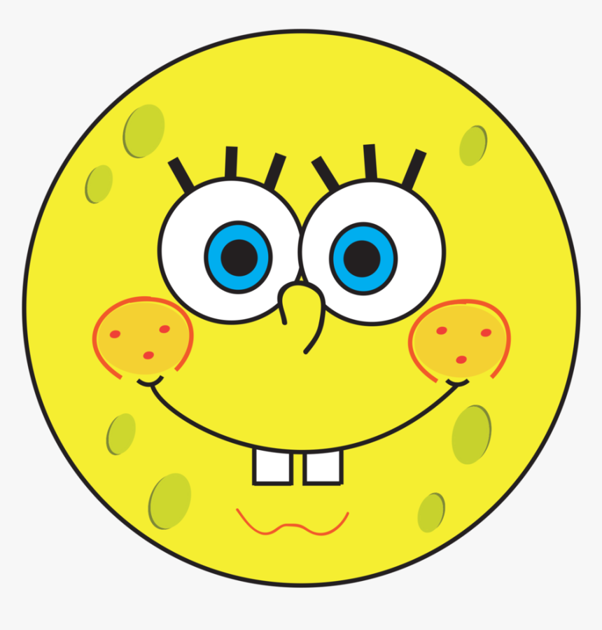 Smiley Face Thumbs Up Png Black And White Spongebob Smiley Transparent Png Kindpng