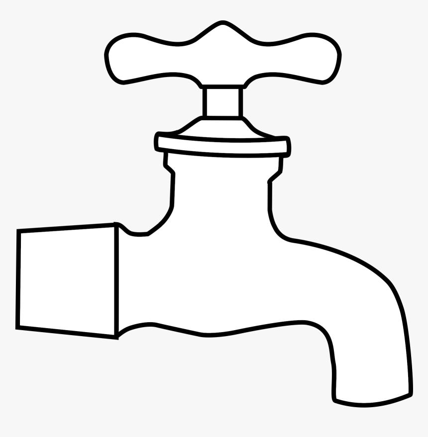 Faucet Vector White Png, Transparent Png, Free Download