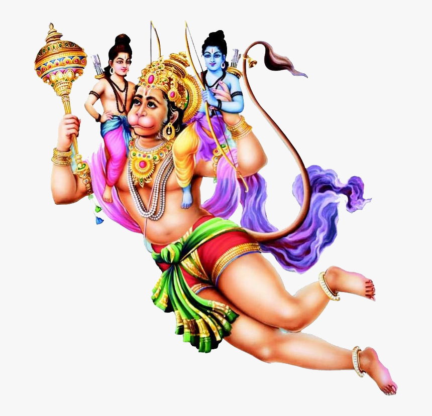 Hanuman Carrying Ram And Lakshman, HD Png Download, Free Download
