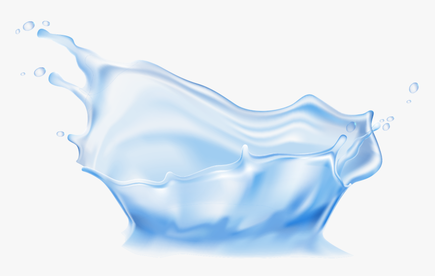 Clipart Water Splash On Transparent Background, HD Png Download, Free Download