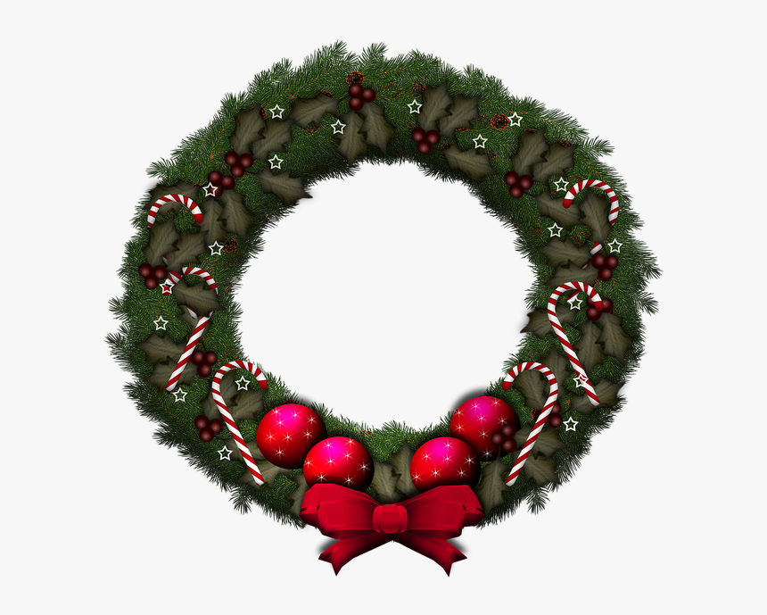 Advent Wreath, Christmas, Wreath, Decoration - Advent Calendar Number 1, HD Png Download, Free Download