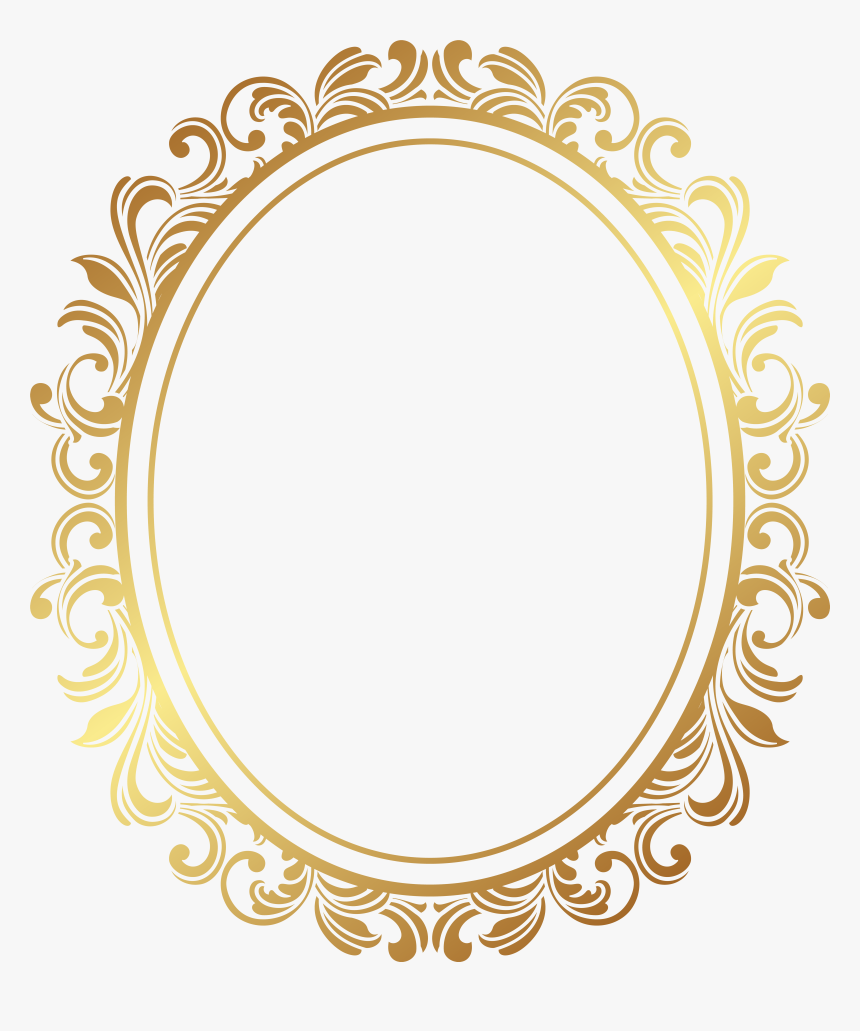 Clip Art Oval Frame Clipart Free, HD Png Download, Free Download