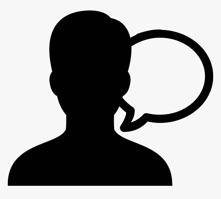 Computer Icons Service - Silhouette Of A Man Thinking, HD Png Download, Free Download