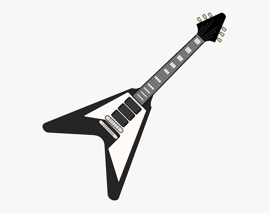 Guitar Joao Alba Clip Art At Vector Clip Art Png - 80's Guitar Clip Art, Transparent Png, Free Download