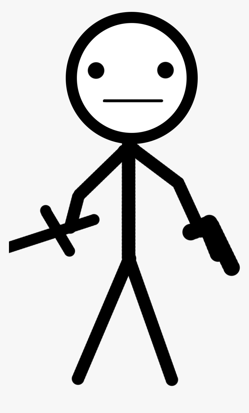 Happy Man Png -stick Man Png, Transparent Png - Stickman Can T Fight Pv, Png Download, Free Download
