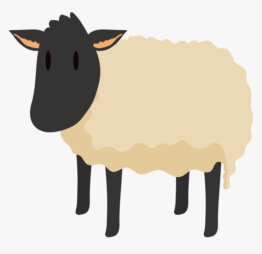 Transparent Sheep Cartoon Png - Vector Transparent Sheep Png, Png Download, Free Download