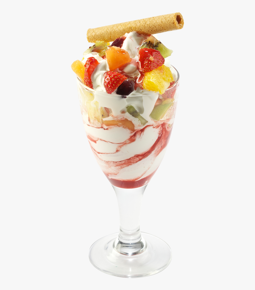 Fruit Salad With Ice Cream Png Image Background - Fruit Salad With Ice Cream Png, Transparent Png, Free Download