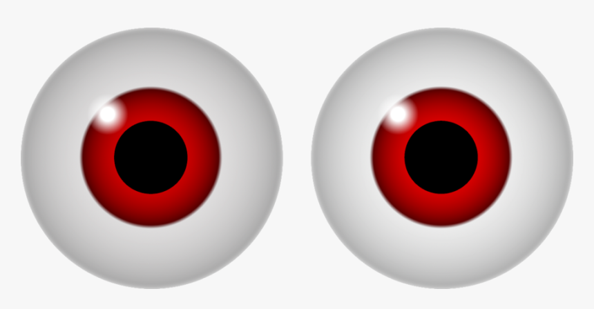 Red Eye Googly Eyes Color Clip Art - Red Googly Eyes Png, Transparent Png, Free Download