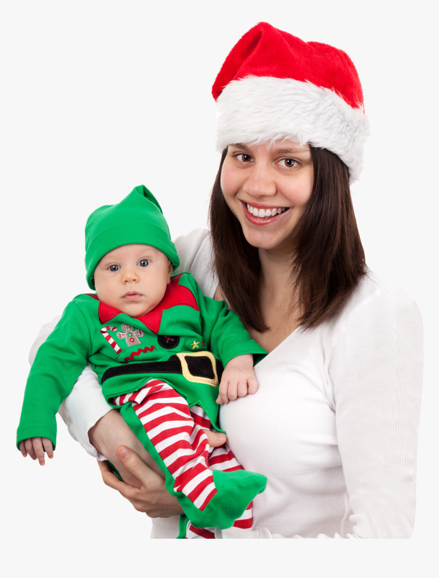 Christmas Mom And Baby, HD Png Download, Free Download