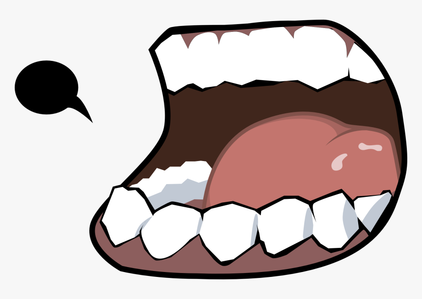 Angry Mouth Png - Cartoon Mouth, Transparent Png, Free Download