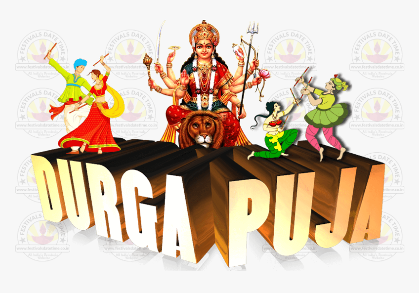 Durga Puja Png - Durga Devi Png Images Hd, Transparent Png, Free Download