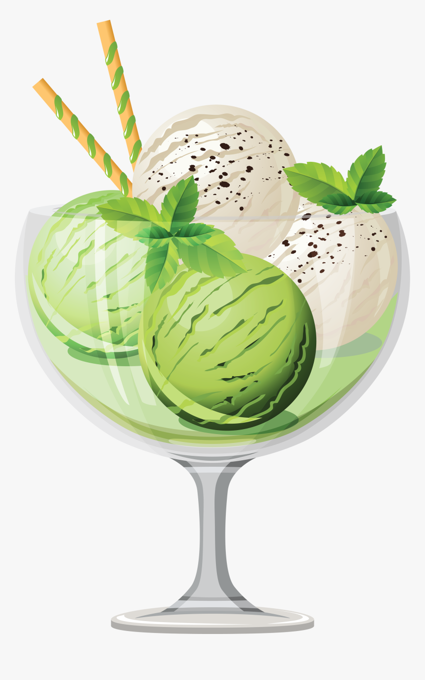 Ice Cream Green Png, Transparent Png, Free Download