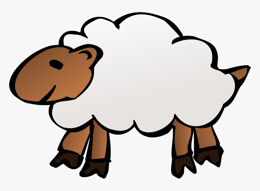 Sheep Clip Arts - Baba Black Sheep Png, Transparent Png, Free Download