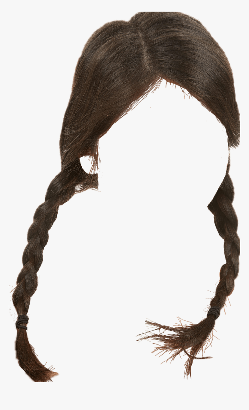 Transparent Pigtail Hair Clipart - Girls Haircut Picsart Png, Png Download, Free Download