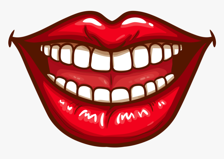 Smiling Mouth Png Clip Art Free Download Searchpng - Smile Pop Art, Transparent Png, Free Download