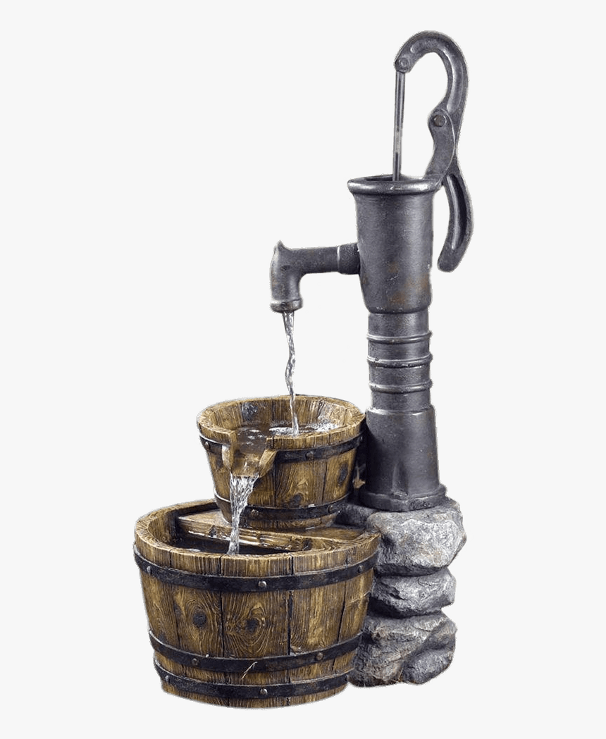 Water Pump Garden Decoration - Old Fashioned Water Hand Pump, HD Png Download, Free Download