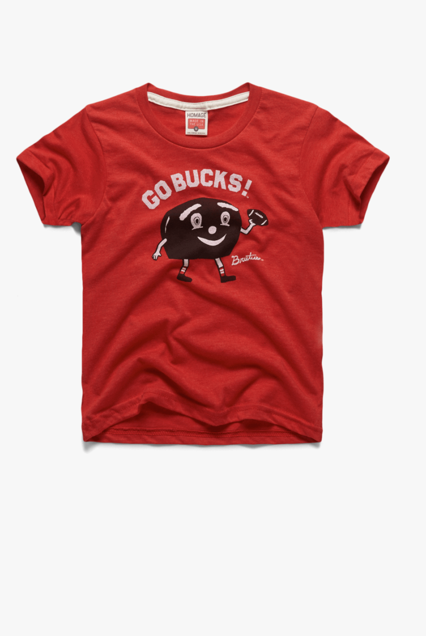 Youth Brutus Go Bucks Ohio State University Buckeyes - Active Shirt, HD Png Download, Free Download