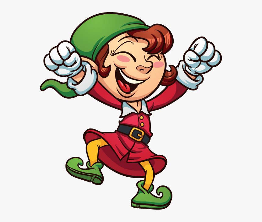 Download Elf Free Png Image - Dancing Elf Clip Art, Transparent Png, Free Download