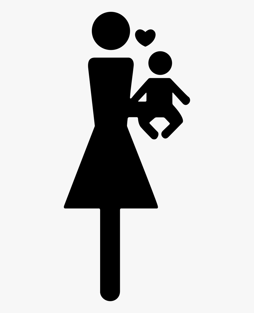 Mother Loving Her Baby - Icon, HD Png Download, Free Download