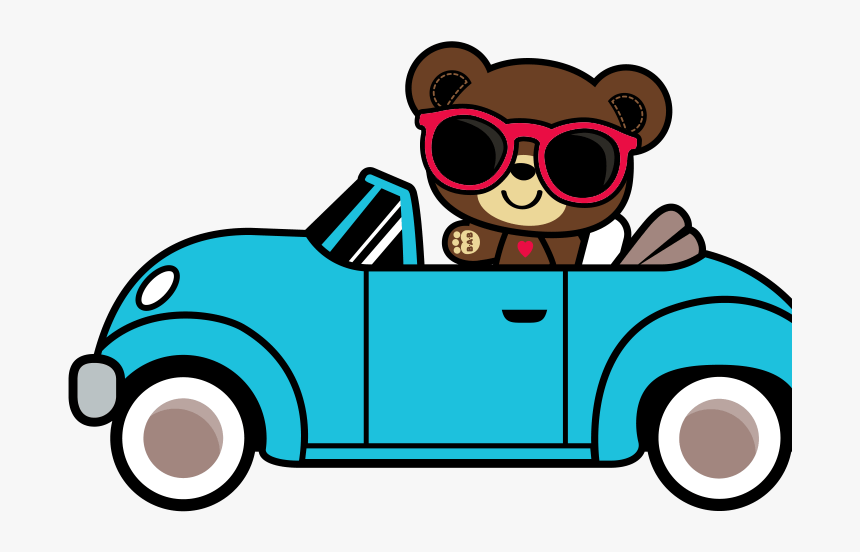 Bearamy In His Car, HD Png Download, Free Download